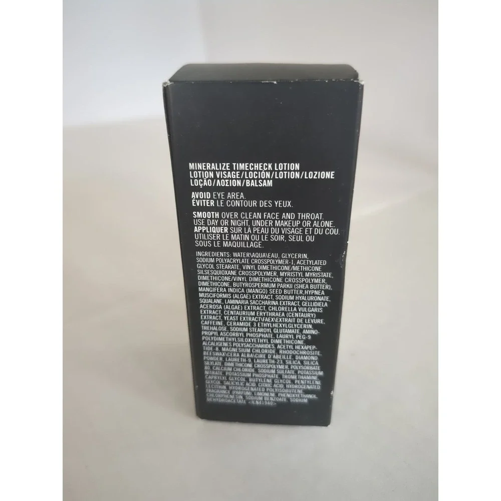 MAC Mineralize Timecheck Lotion Moisturizer 1oz Pump Bottle New Hydrate Skin New